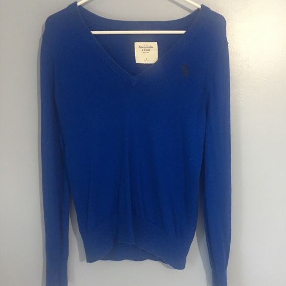 Abercrombie and fitch blue sweater Clearance
